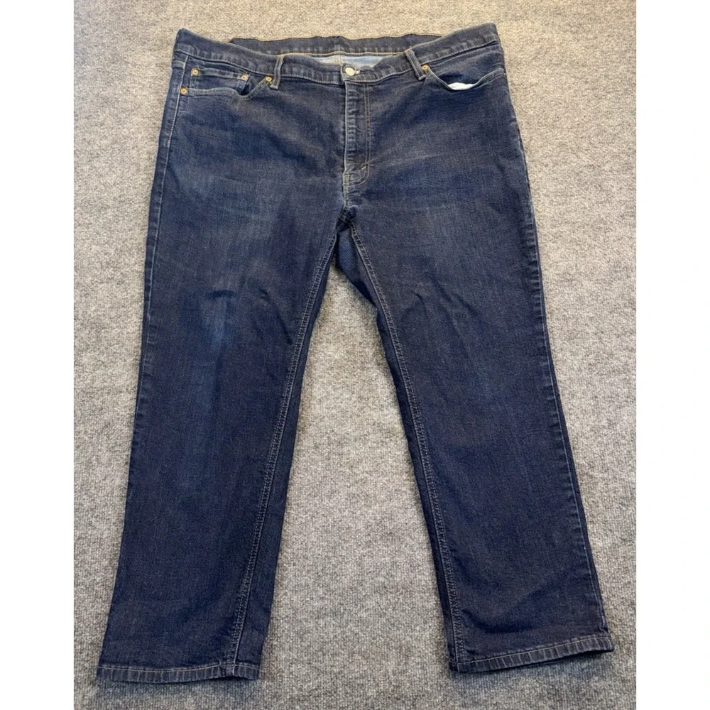 Levi's 541 Athletic Fit Jeans Men's Size 46x29 Dark Wash Stretch Denim